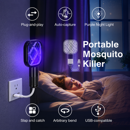 Electric Mosquito Killer Racket Lamp