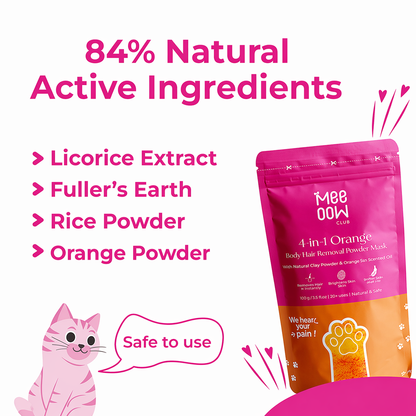 10 Min Painless Body Wax Powder - Instant Hair Removal Powder for Smooth Skin at Home