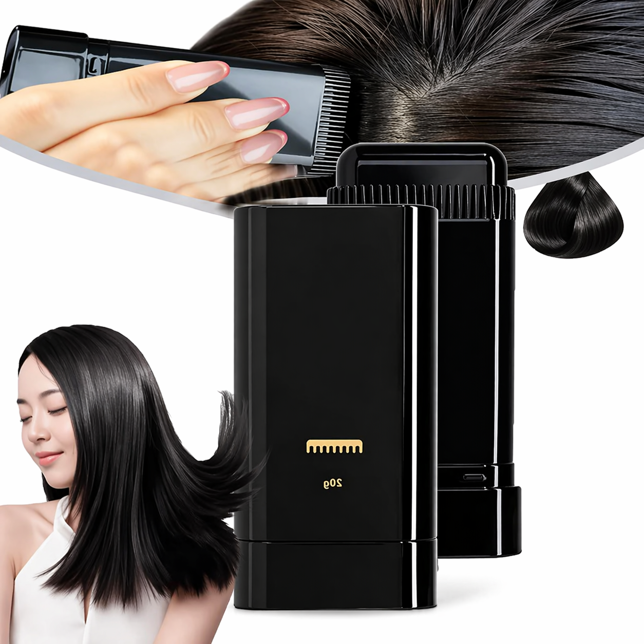 Hair Dye Stick for Instant Gray Hair Coverage